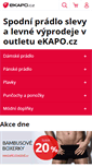 Mobile Screenshot of kalhotky-podprsenky.cz